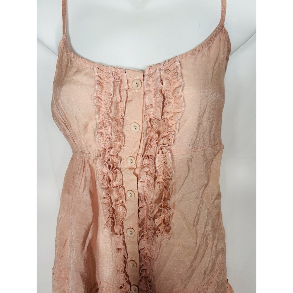 Vintage Wet Seal Womens Y2K Babydoll Top Size XL Preppy Coquette Feminine Ruffle - Picture 2 of 14